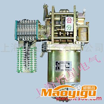 供應(yīng)上海指星CT17-35彈簧操作機(jī)構(gòu)裝配圖，分閘操作有電磁鐵和手動(dòng)按鈕操作