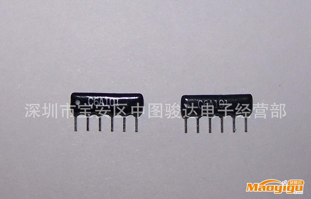 插件排容 6腳 100pf  5% 50V C06A101J500