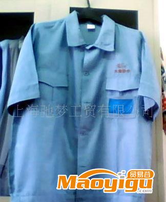 供應(yīng)弛夢(mèng)制服CM-FOO1定訂做全棉工作服連體服白大褂襯衫