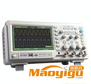 供應安泰信ADS1102CML數字示波器 2M存儲深度 7寸彩屏