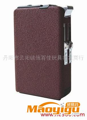 供應(yīng)YJ041磨砂自動(dòng)煙盒打火機(jī) 新奇特電子禮品 家居用品 日用百貨