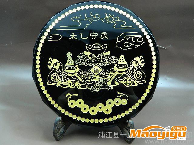 供應(yīng)水晶盤 水晶擺件工藝 風(fēng)水禮品 十二生肖水晶禮品