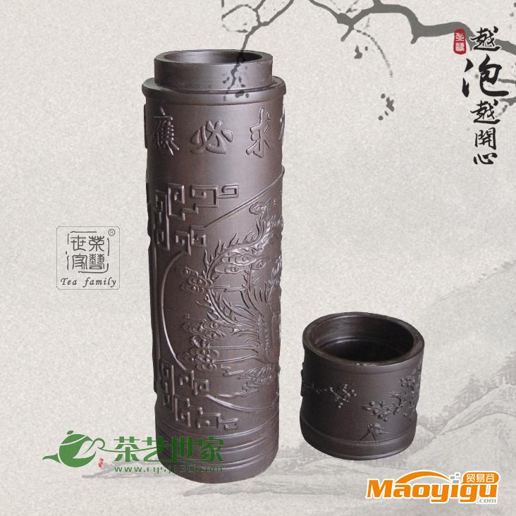 香筒 黑檀木 木雕工藝品，茶藝世家HET-0011