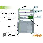 供應鈑金機箱 機箱機柜 雙屏操作臺