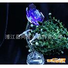 水晶太陽(yáng)花擺件 水晶高檔禮品擺件 創(chuàng)意水晶情人節(jié)禮品