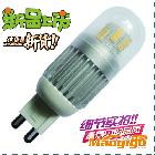 供應(yīng)2012新款360度發(fā)光LED金鹵燈3W透明/ G9燈頭/柱形 g9 led