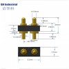 插板式（DIP） pogo pin非標定制pogo pin連接器無線設備鍍金黃銅